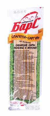 Сыр СИБИРСКИЙ БАРС "Спагетти-Саргуль" 100 г 40%