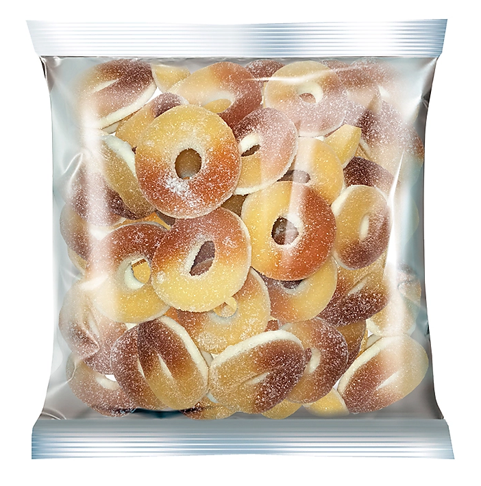 Мармелад KRUT FRUT "Колечки" жевательный со вкусом колы 500 г