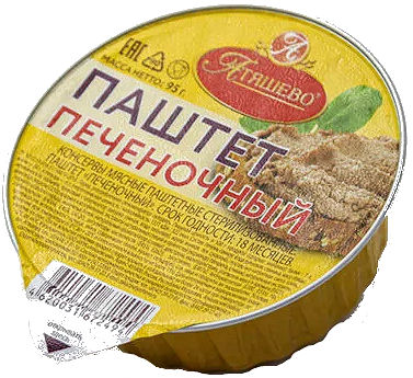 Паштет АТЯШЕВО "Печеночный" 95 г