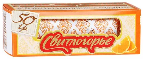 Сырок творожный СВИТЛОГОРЬЕ в апельсиновой глазури 50 г 23%