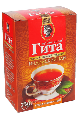 Чай черный ПРИНЦЕССА ГИТА "Традиционный" 250 г