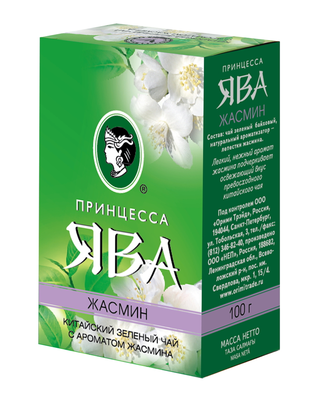 Чай зеленый ПРИНЦЕССА ЯВА "Жасмин" 100 г