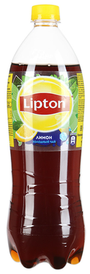 Холодный чай LIPTON чёрный лимон 1 л