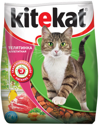 Сухой корм KITEKAT "Телятинка аппетитная" 350 г