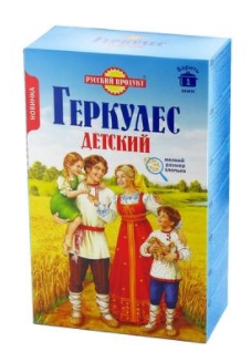 Хлопья овсяные РУССКИЙ ПРОДУКТ "Геркулес детский" 350 г