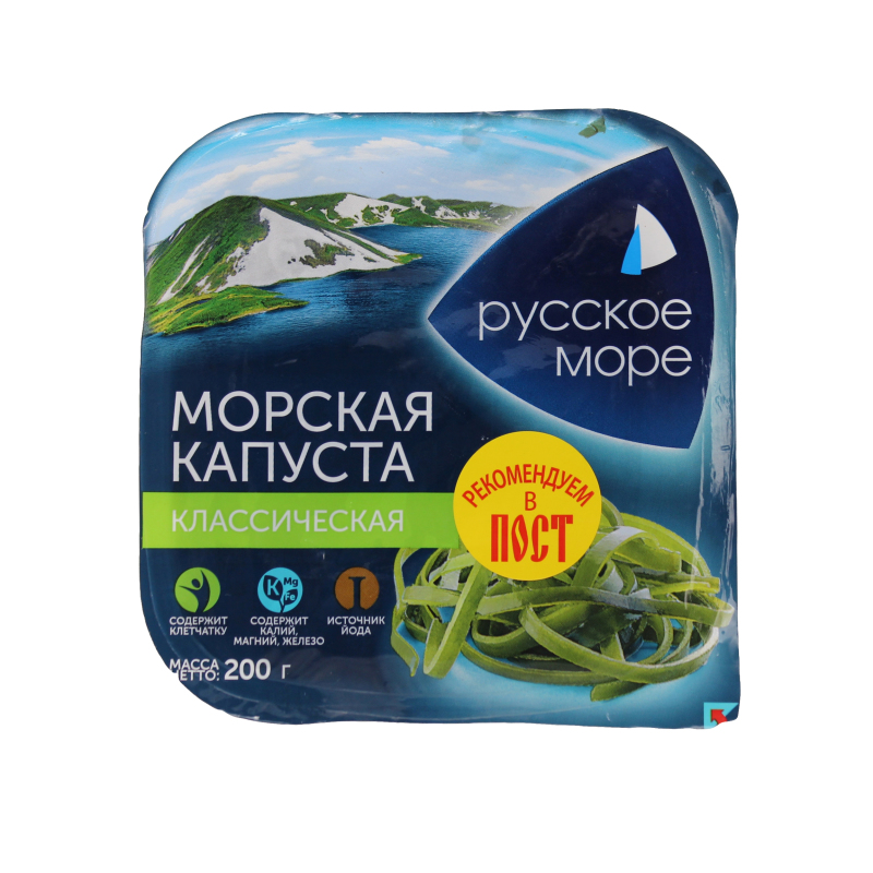 Морская капуста РУССКОЕ МОРЕ "Классическая" 180 г