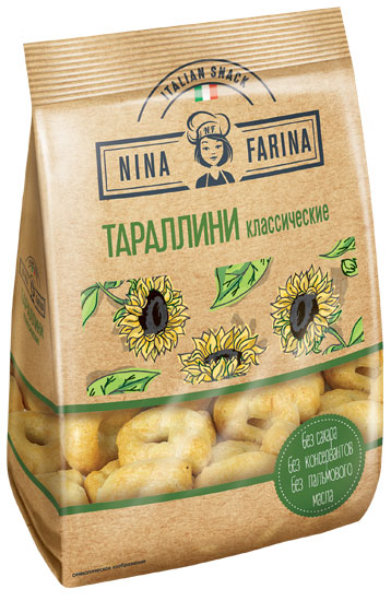 Тараллини NINA FARINA классические 180 г