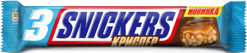 Батончик SNICKERS "Криспер" шоколадный 60 г