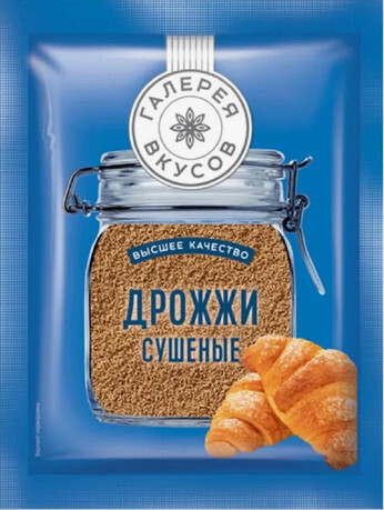 Дрожжи ГАЛЕРЕЯ ВКУСОВ сухие 10 г
