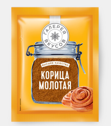 Корица ГАЛЕРЕЯ ВКУСОВ молотая 10 г