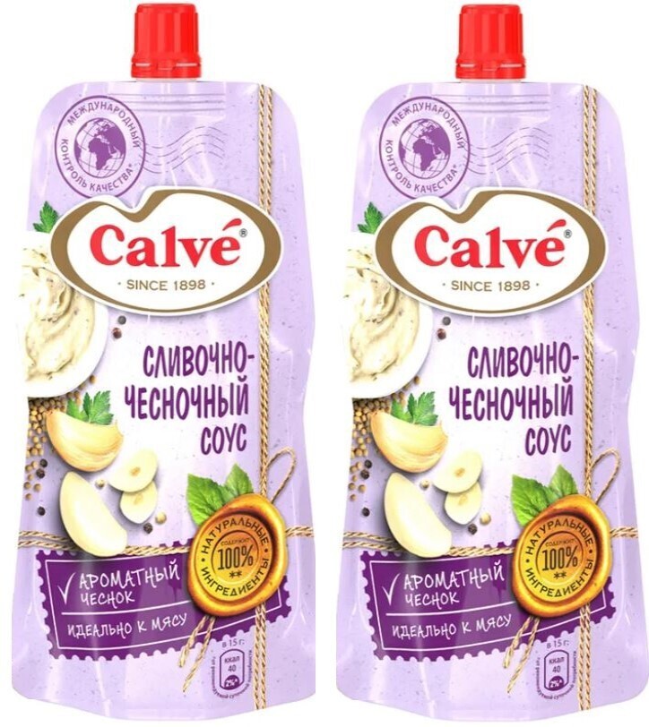 Соус Calve Сливочно-Чесночный 230 гр