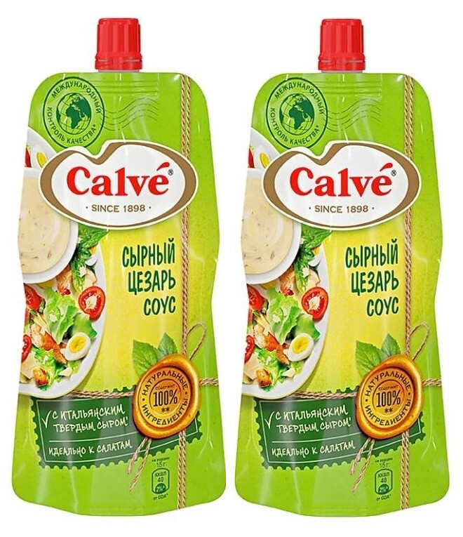 Соус Calve Сырный Цезарь 230 гр