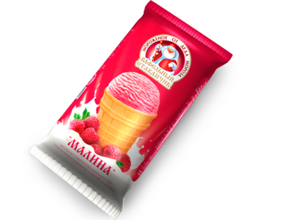 Мороженое ОТ ДЕДА МОРОЗА "Малина" 100 г 8%