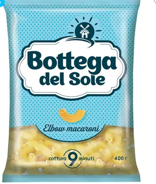 Макаронные изделия BOTTEGA DEL SOLE рожки 400 г