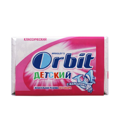 Жевательная резинка ORBIT детский классический без сахара 11.5 г