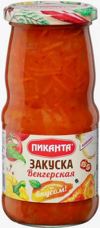 Закуска овощная ПИКАНТА Венгерская 480 г
