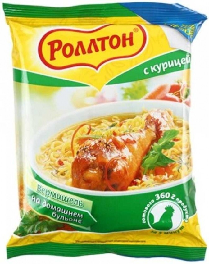 Вермишель РОЛЛТОН с курицей 60 г