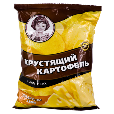Чипсы ХРУСТЯЩИЙ КАРТОФЕЛЬ сыр 160 г