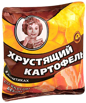 Чипсы ХРУСТЯЩИЙ КАРТОФЕЛЬ бекон 40 г