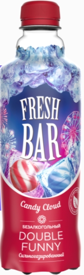 Напиток FRESH BAR "Double Funny" газированный 0.45 л ж/б