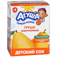 Сок детский АГУША груша осветленный 200 мл