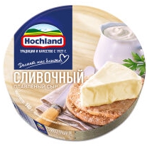 Сыр HOCHLAND "Сливочный" плавленый 140 г 55%