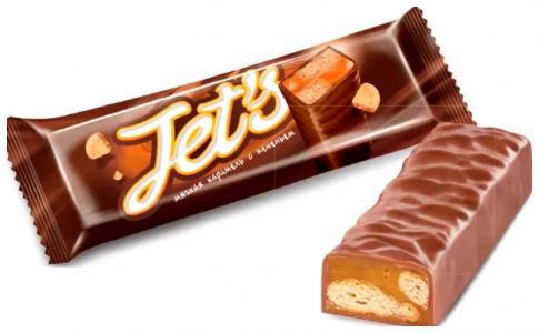 Конфеты "Jet S" c печеньем 42 г