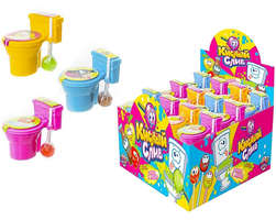 Карамель CANDYLAB "Кислый слив" леденцовая с кислой пудрой 8 г