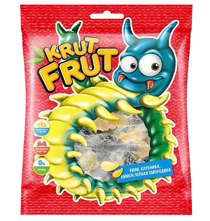 Мармелад жевательный KRUTFRUT "Сороконожки" 500 г