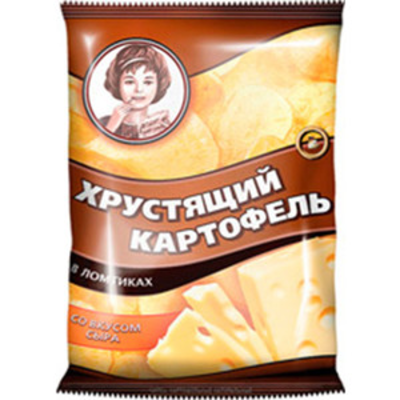 Чипсы ХРУСТЯЩИЙ КАРТОФЕЛЬ сыр 40 г