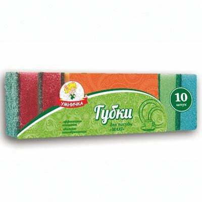 Губка для посуды ТЕХТОР 10 шт