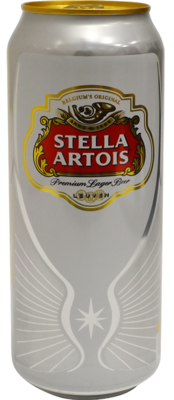 Пиво светлое пастеризованное "Stella Artois Светлое" банка 0.45 л.