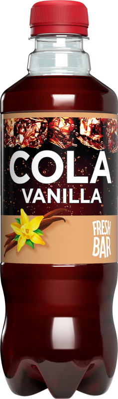 Напиток FRESH BAR "Cola Vanila" сильногазированный 0.48 л