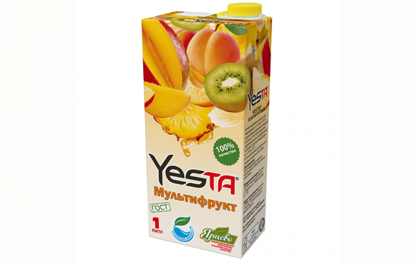 Нектар YESTA мультифрукт 1 л