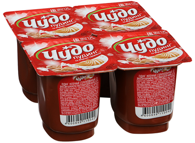 Пудинг молочный ЧУДО со вкусом карамели 125 г 3%