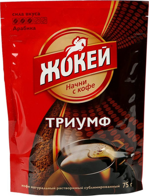 Кофе растворимый ЖОКЕЙ Триумф 75 г