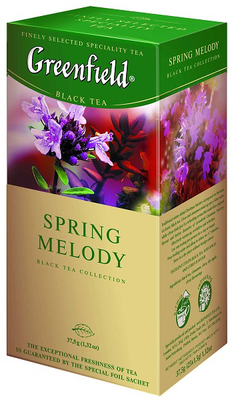 Чай черный GREENFIELD "Spring Melody" 25х1,5г