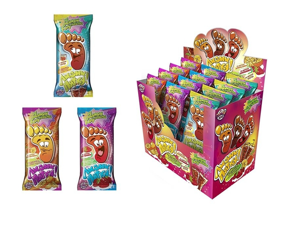 Леденец CANDY LAB "Лизни пятку" с кислой пудрой 10 г