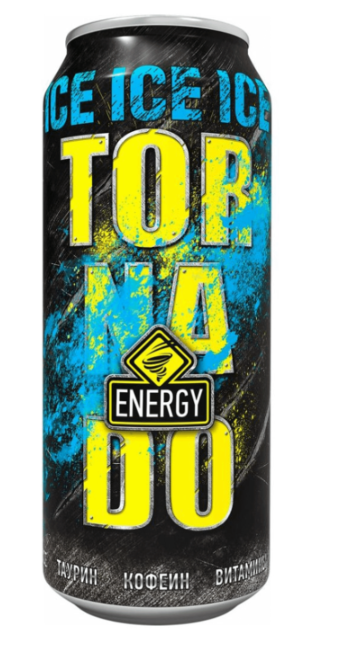 Напиток энергетический TORNADO ENERGY Iceberry 0.45 л