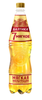 Пиво светлое пастеризованное "Балтика Мягкое" №7 0.95 л.